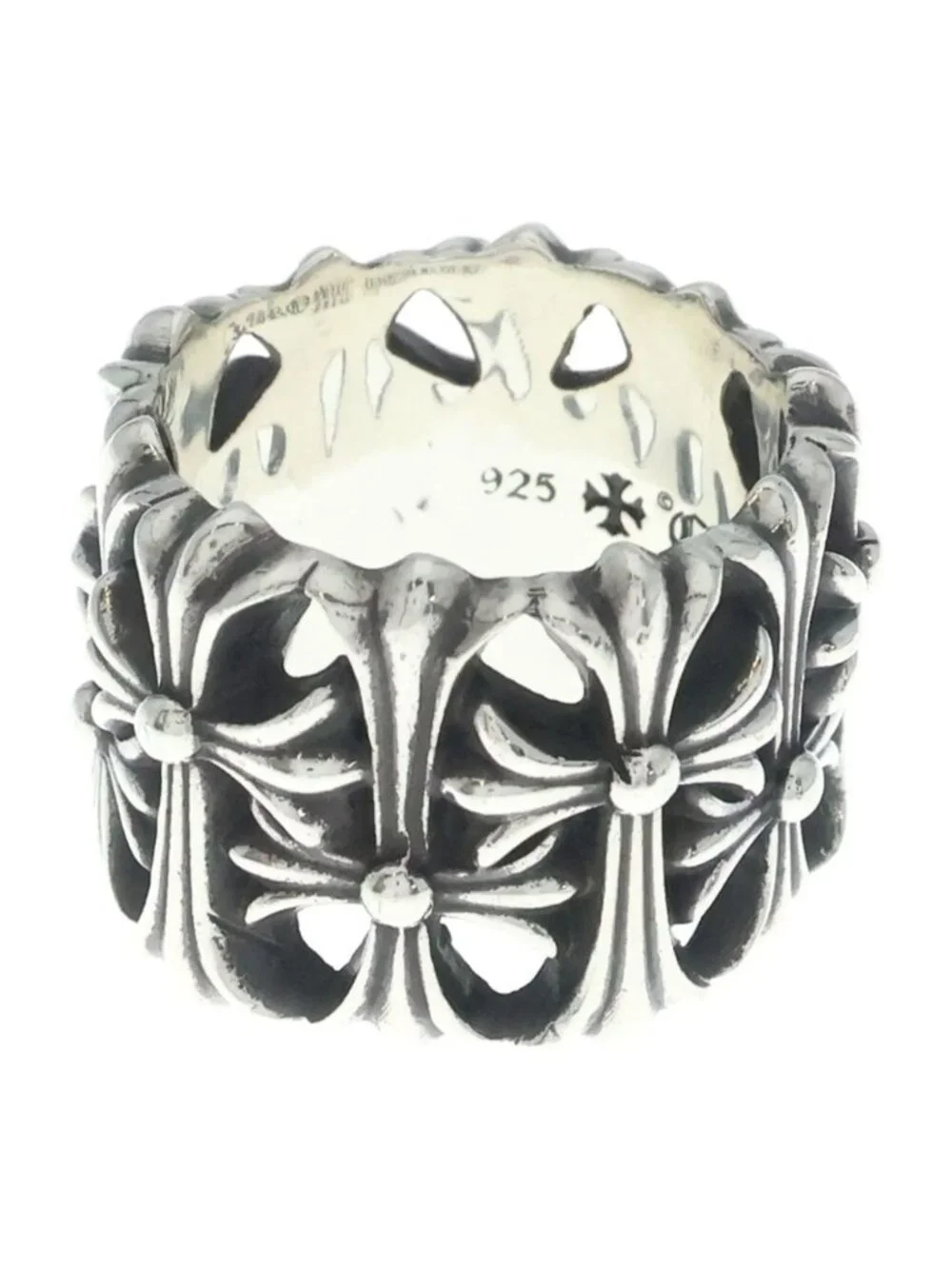 Chrome Hearts Cemetery Black Sling Silver